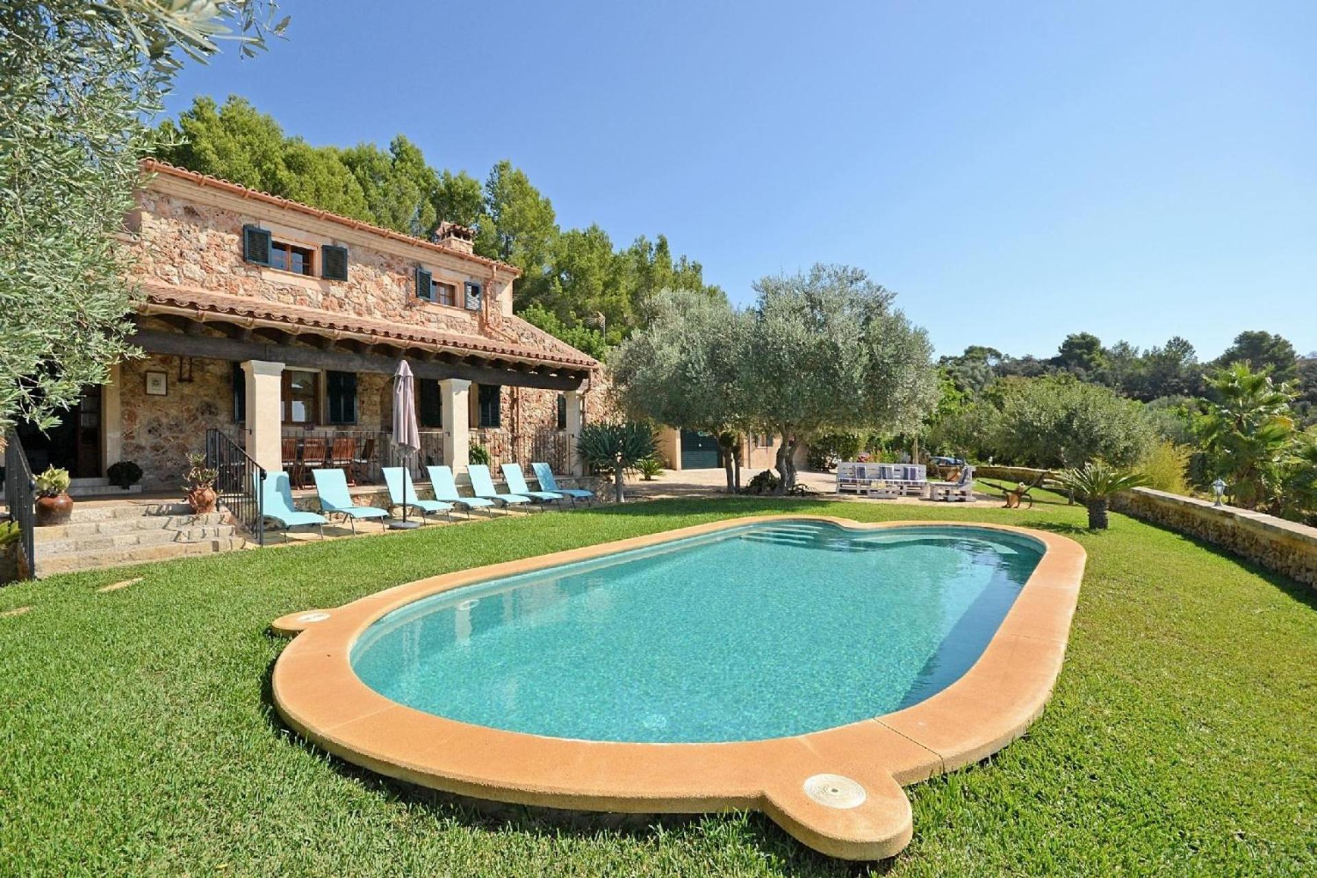 Ferienhaus Mit Privatpool Fuer 6 Personen Ca 250 Qm In Sineu, Mallorca Binnenland Von Mallorca Kültér fotó